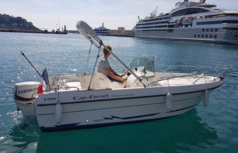 Cap Ferret 75cv categorie 1 rent my boat